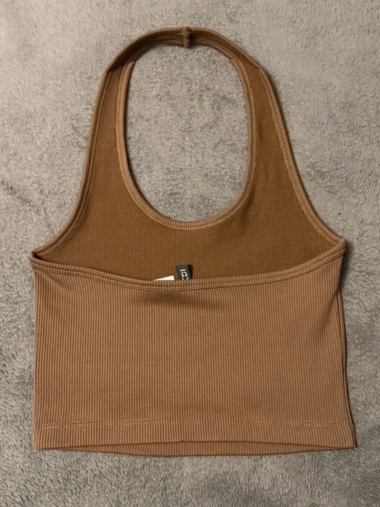H&M Divided Ribbed Brown Tank - Picture 2 of 3